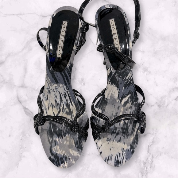 Via Spiga Wrap Around the Ankle Strap High Heel Shoes Women’sSize 9 - Picture 2 of 6